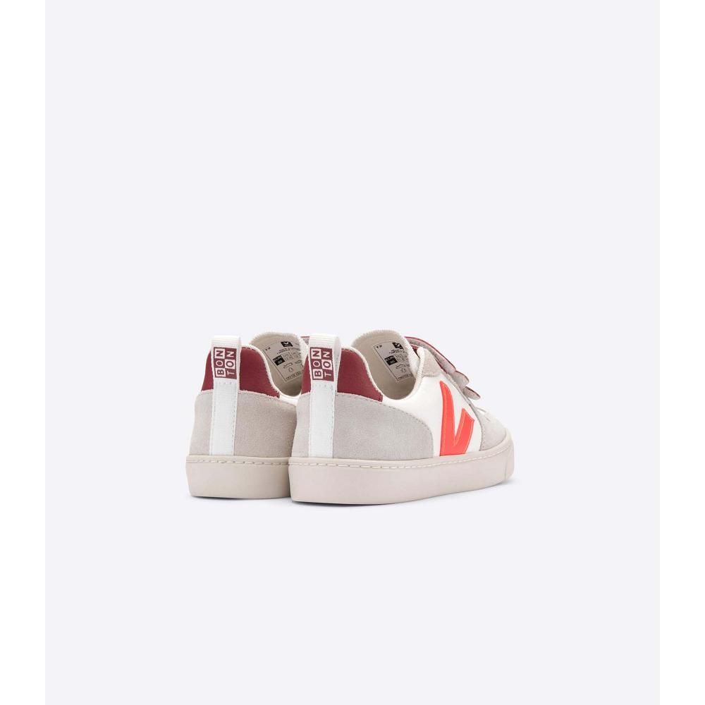 Veja V-10 X BONTON Sneakers Kinderen White/Orange | BE 842EBC